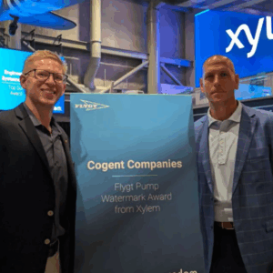 Cogent accepts the Flygt Watermark Award